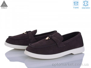 Туфлі жіночі Q80-4 шкіра Stilli коричневий  оптом от Optomarket