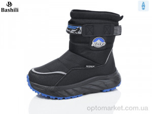 Дутики дитячі QK1886A Башили чорний  оптом от Optomarket