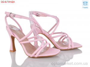 Босоніжки жіночі QQ103-5 Панда рожевий оптом от Optomarket