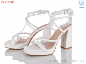 Босоніжки жіночі QQ105-2 Панда білий оптом от Optomarket