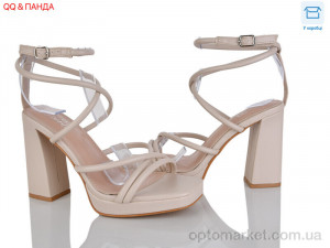 Босоніжки жіночі QQ105-3 Панда бежевий оптом от Optomarket