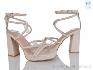 Босоніжки жіночі QQ105-3 Панда бежевий оптом от Optomarket