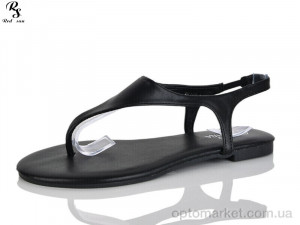 Босоніжки жіночі QQ107-1 Панда чорний оптом от Optomarket