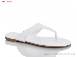 В'єтнамки жіночі QQ113-2 QQ&Панда білий  оптом от Optomarket