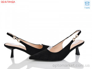 Туфлі жіночі QQ118-1 Панда чорний оптом от Optomarket