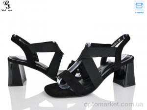 Босоніжки жіночі QQ121-1 Панда чорний оптом от Optomarket