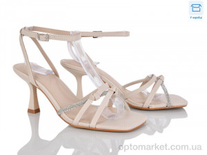 Босоніжки жіночі QQ128-3 Панда бежевий оптом от Optomarket