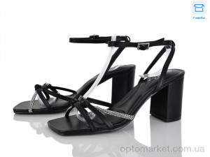 Босоніжки жіночі QQ129-1 Панда чорний  оптом от Optomarket