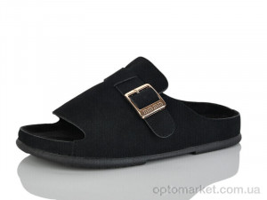 Шльопанці жіночі QQ133-1 Панда чорний оптом от Optomarket