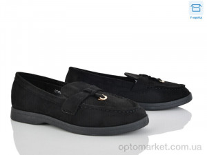 Туфлі жіночі QQ136-1 Панда чорний оптом от Optomarket