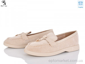 Туфлі жіночі QQ136-2 Панда бежевий оптом от Optomarket