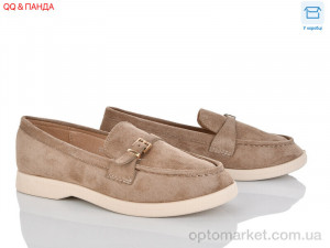 Туфлі жіночі QQ137-2 Панда коричневий оптом от Optomarket