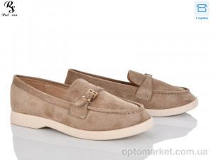 Туфлі жіночі QQ137-2 Панда коричневий оптом от Optomarket