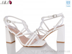 Босоніжки жіночі QQ1ABA04-2 Панда білий оптом от Optomarket