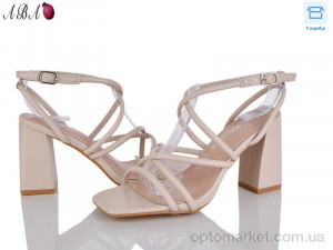 Босоніжки жіночі QQ1ABA04-3 Панда бежевий оптом от Optomarket