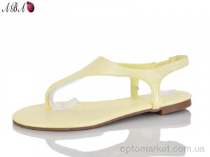 Босоніжки жіночі QQ1ABA07-4 Панда жовтий оптом от Optomarket