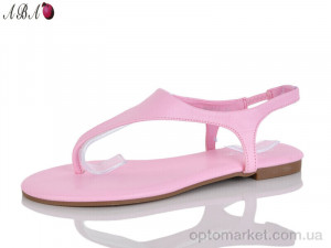 Босоніжки жіночі QQ1ABA07-5 Панда рожевий оптом от Optomarket