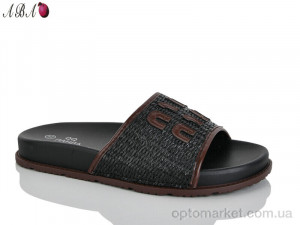 Шльопанці жіночі QQ1ABA09-1 QQ&Панда чорний  оптом от Optomarket