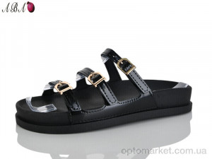 Шльопанці жіночі QQ1ABA11-1 Панда чорний оптом от Optomarket