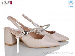 Туфлі жіночі QQ1ABA15-3 Панда бежевий  оптом от Optomarket