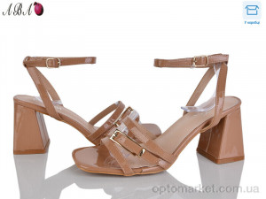 Босоніжки жіночі QQ1ABA22-4 Панда коричневий оптом от Optomarket