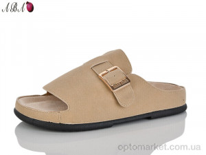 Шльопанці жіночі QQ1ABA33-2 Панда бежевий оптом от Optomarket