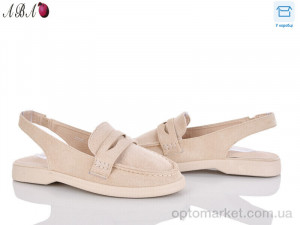 Туфлі жіночі QQ1ABA39-2 Панда бежевий  оптом от Optomarket