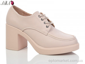 Туфлі жіночі QQ25-3 Панда бежевий  оптом от Optomarket