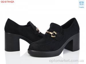Туфлі жіночі QQ26-1 Панда чорний  оптом от Optomarket