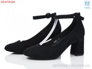 Туфлі жіночі QQ56-1 Панда чорний  оптом от Optomarket