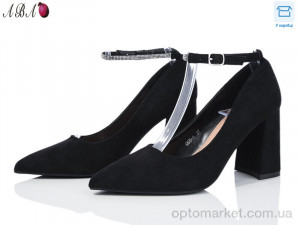 Туфлі жіночі QQ5ABA-1 Панда чорний  оптом от Optomarket