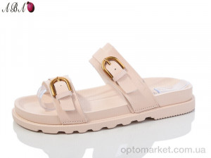 Шльопанці жіночі QQ5ABA3-3 Панда бежевий  оптом от Optomarket