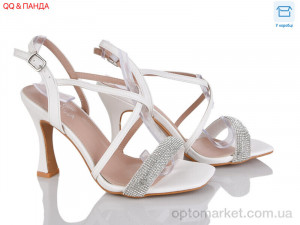 Босоніжки жіночі QQ67-2 Панда білий  оптом от Optomarket