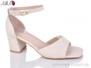 Босоніжки жіночі QQ68-3 Панда бежевий  оптом от Optomarket