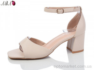 Босоніжки жіночі QQ6ABA8-3 Панда бежевий  оптом от Optomarket