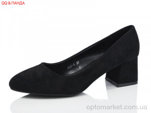 Туфлі жіночі QQ7-1 Панда чорний  оптом от Optomarket