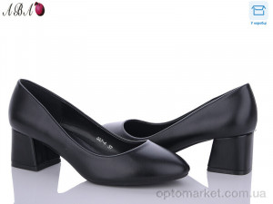 Туфлі жіночі QQ7-4 Панда чорний  оптом от Optomarket