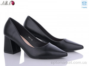 Туфлі жіночі QQ8-3 Панда чорний  оптом от Optomarket