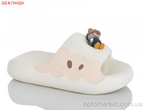 Шльопанці жіночі QQ87-2 QQ&Панда білий  оптом от Optomarket