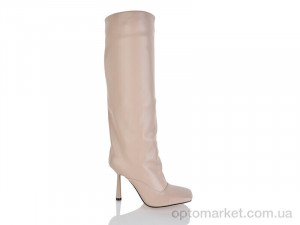 Чоботи жіночі QX981-3 Teetspace бежевий оптом от Optomarket