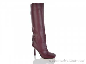 Чоботи жіночі QX981-58 Teetspace бордовий оптом от Optomarket