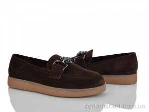 Туфлі жіночі R017-5 Loretta коричневий  оптом от Optomarket