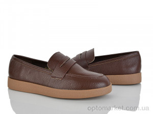 Туфлі жіночі R019-1 Loretta коричневий  оптом от Optomarket