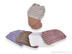 Шапка жіночі R12 mix Королева мікс  оптом от Optomarket
