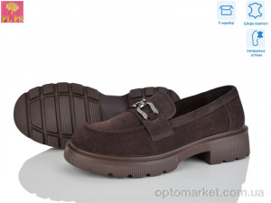 Туфлі жіночі R133-6 PLPS коричневий  оптом от Optomarket