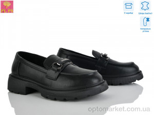 Туфлі жіночі R135-1 PLPS чорний оптом от Optomarket