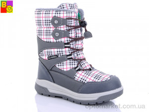 Термо взуття дитячі R20-216 B&G білий  оптом от Optomarket