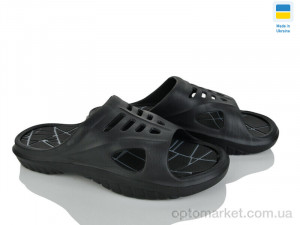 Шльопанці чоловічі R210 чорний Roksol чорний оптом от Optomarket