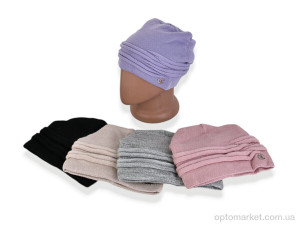 Шапка жіночі R25 mix Королева мікс  оптом от Optomarket