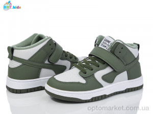 Кросівки дитячі R303-3-5 BBT зелений  оптом от Optomarket